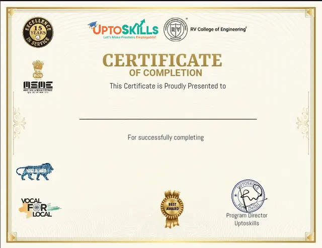 Participation Certificate