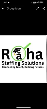 RAHA STAFFING SOLUTIONS logo