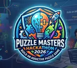 🎮 PUZZLE MASTERS HACKATHON 2026 🧩 Logo